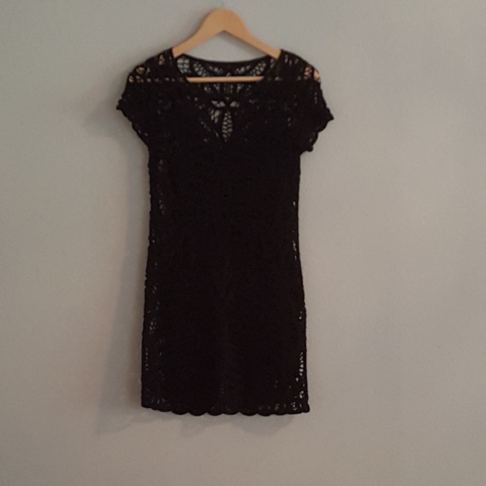 BCBGMAXAZRIA LALINDA  Crochet Dress - Picture 2 of 8